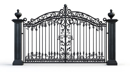Steel gate, wallpaper, the structures used for entering or exiting premises or residences for security purposes