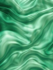 Obraz premium Luxurious Green Silk Textures – Perfect for Elegant and Sophisticated Design Projects
