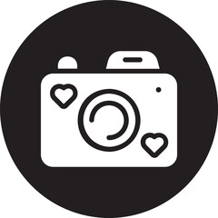 camera glyph icon