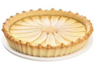 Vinegar Pie, tangy custard in pastry crust, dusting of nutmeg, unique sweet and sour flavor, old-fashioned frugality