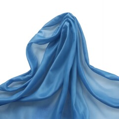 Fototapeta premium blue satin fabric