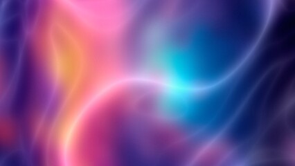 Holographic neon background ,psychedelic abstract art. Glass holo . Modern artificial image.