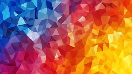 Fototapeta premium Abstract colorful geometric background