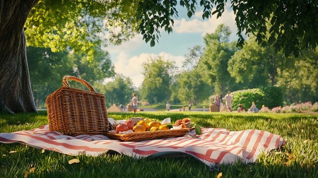 Family Picnic in the Park
