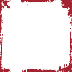 Vector grunge border, grunge border brush, grunge border edge, square grunge border