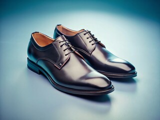 Minimalist Black Shoes: Stylish Footwear Photography