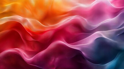 Obraz premium Futuristic Color Waves Background, Generative AI