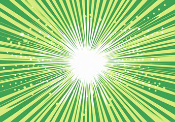 Obraz premium Green and white background of the Book in comic style pop art superhero. Lightning blast halftone dots. Cartoon vs. Vector
