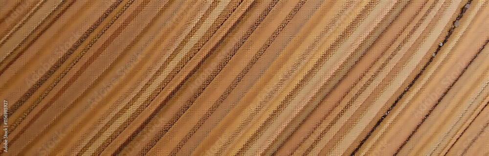 Poster The Intricate Wood Grain Of An Indian Apple Tree Resembles A Unique Texture Pattern On This Wooden Panel. 00003