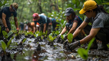 Community Involvement in Mangrove Reforestation Project in the Philippines
