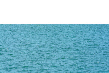 Obraz premium blue sea isolated transparency background..