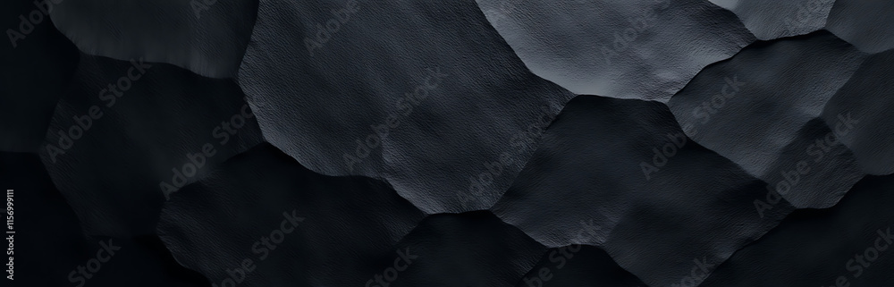 Poster The Banner Features A Black Slate Rock Texture As A Background, Generated Using Artificial Intelligence Technology. 00003