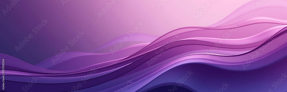 Aufkleber The Background Is A Smooth Blend Of Abstract Lines Created By An E Process With Subtle Nuances In Violet Tone Palette. 00002