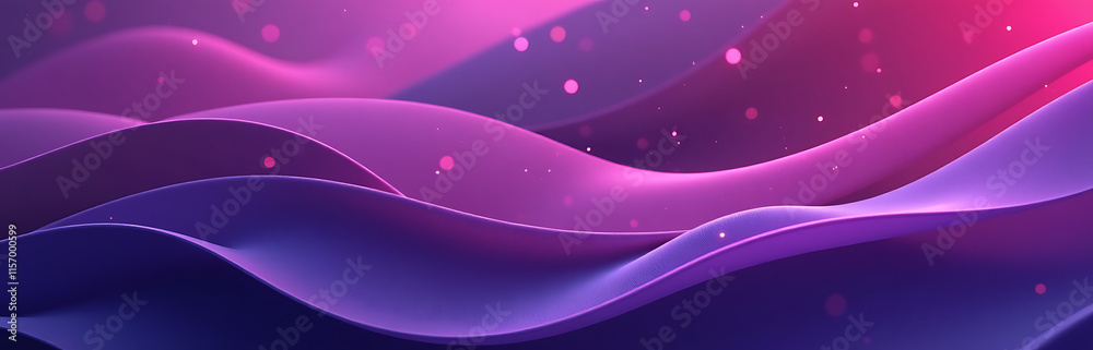 Aufkleber The Background Is A Smooth Blend Of Abstract Lines Created By An E Process With Subtle Nuances In Violet Tone Palette. 00001