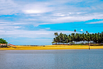 Dunas de Marape. It is considered one of the ten most beautiful beaches in Brazil, surrounded by...