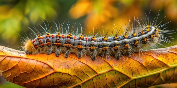 Oak processionary caterpillars: dangerous, requiring control.  Images and information available.