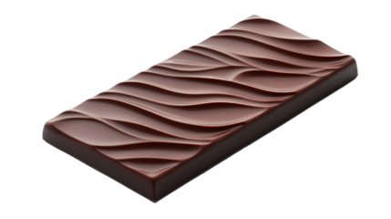 Delicious Chocolate Bar Isolated on White Background