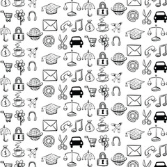 doodle icons set