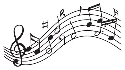 Artistic Music Halftone Designs for Special Greetings, Art & Illustration