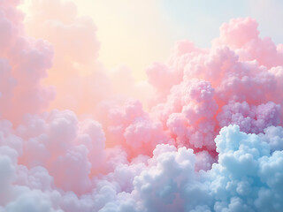 Soft Pastel Colors Blend Together In A Vibrant Abstract Background Creating A Soothing Visual Atmosphere. 00003
