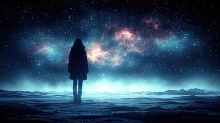 Twilight in the Arctic: Frozen Landscapes Beneath the Dancing Aurora