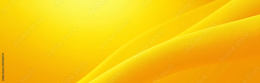 Aufkleber Smooth Abstract Lines Create A Beautiful Yellow Background, An Effect Generated By Artificial Intelligence In Ai Art. 00002