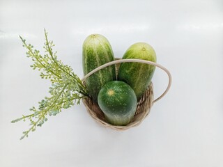 cucumbers on the table