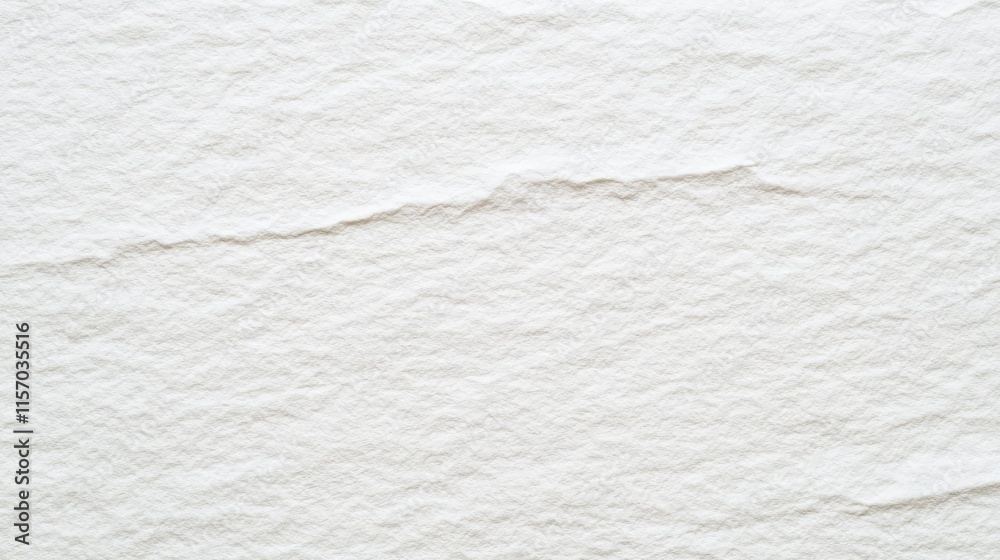 Poster Textured white paper surface for creative backgrounds and design projects showcasing subtle depth and natural imperfections.