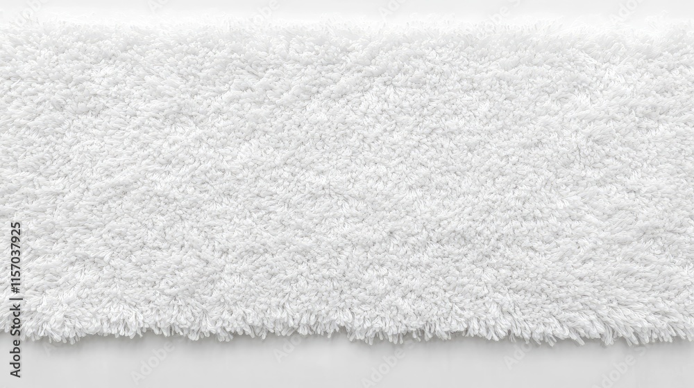 Poster soft white towel texture background for spa or bathroom setting with plush fibers ideal for wellness