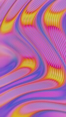 Abstract Colorful Waves with Gradient Vibrancy
