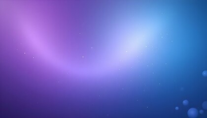 Fototapeta premium A digital abstract background with a bright white sun in a blue and purple sky with white specks, a gradient from light to dark, and a smooth, soft, and dreamy look.