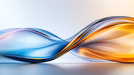 Fototapeta premium Fluid dynamics artistry abstract digital artwork contemporary gallery creative environment aesthetic viewpoint visual harmony