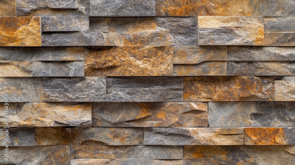 Poster granite stone wall with a rough surface displaying a classic vintage texture perfect for backgrounds