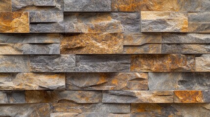 Naklejka premium Granite stone wall with a rough surface displaying a classic vintage texture perfect for backgrounds and design projects.