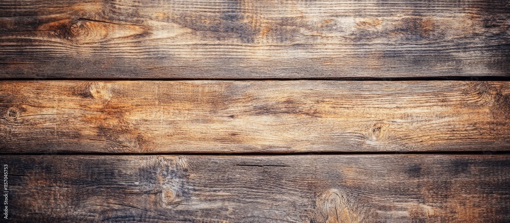 Poster rustic vintage wooden planks forming a warm backdrop ideal for design projects and creative presenta