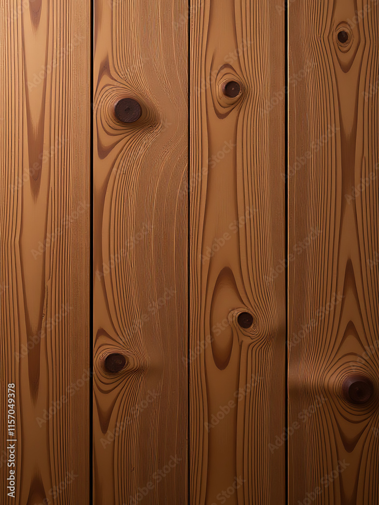 Poster Rich Wood Grain Texture With Visible Knots Creates A Warm And Authentic Background For Various Design Applications. 00002