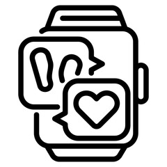 Smart watch icon