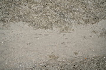 Sandy beach image at Hua Hin District, Prachuap Khiri Khan Province, Thailand for background.