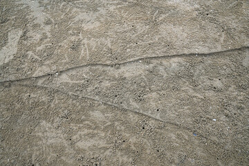 Sandy beach image at Hua Hin District, Prachuap Khiri Khan Province, Thailand for background.
