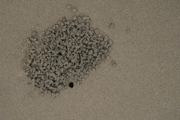 Sandy beach image at Hua Hin District, Prachuap Khiri Khan Province, Thailand for background.