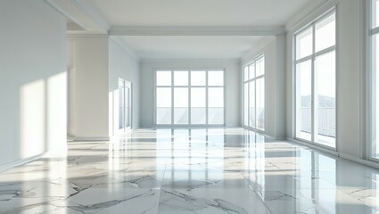 Fototapeta premium Modern empty interior 