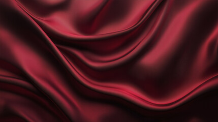 Obraz premium Rich Silk Texture in Burgundy for Premium and Elegant Designs background
