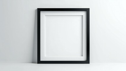 Square Black Frame Mock-Up