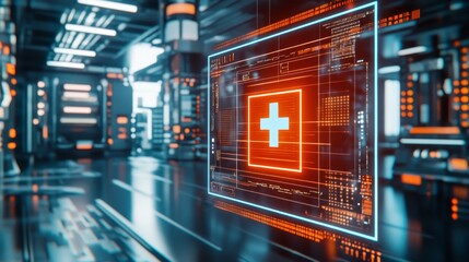 Futuristic Medical Technology Interface