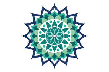 Indian colorful mandala pattern vector illustration