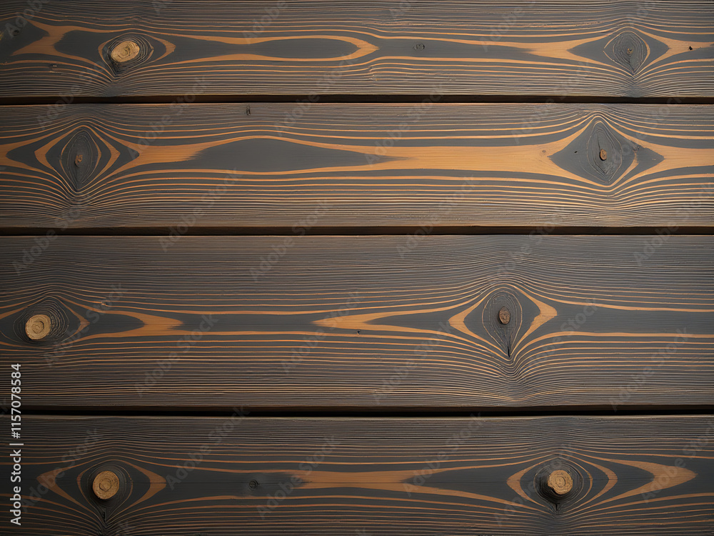 Poster old wooden texture features deep rich grain with visible knots set against a muted background. 00003