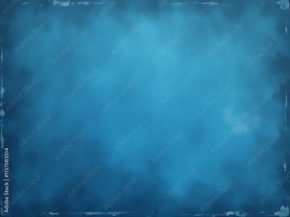 Poster Old Blue Textured Background With A Worn Appearance, Perfect For Use As A Design Element In Various Digital Projects. 00001