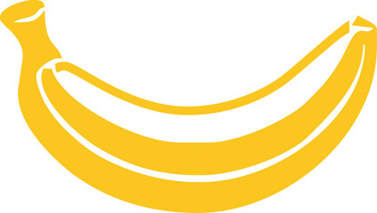 Bananas in flat style. Banana icons. Vector illustration isolated on white background