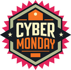 Cyber Monday logo Design