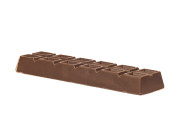 Chocolate bar isolated on white background